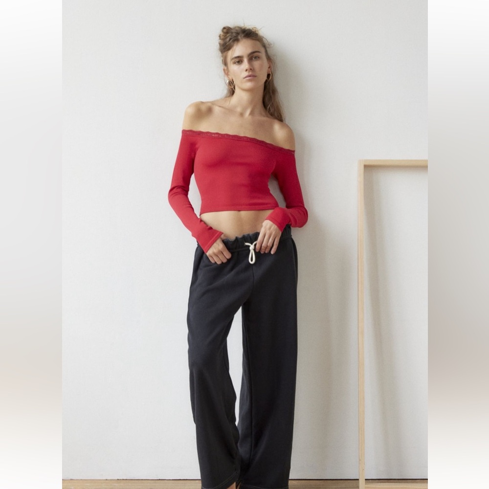 Urban Outfitters Long Sleeve Off the Shoulder Top